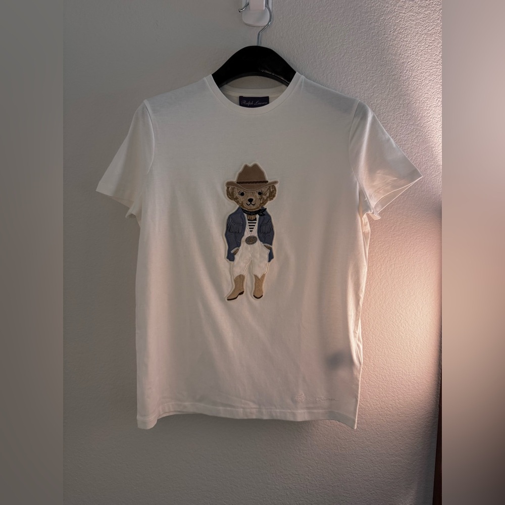 Ralph Lauren Collection Hamptons Spring (2025) Polo Bear Cotton Tee - Picture 3 of 13